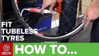 How To Fit Road Tubeless Tyres [upl. by Nileuqaj]