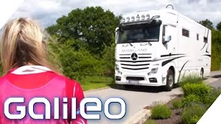 700000€ Dieser LKW ist ein XXL LuxusWohnmobil  Galileo  ProSieben [upl. by Uthrop]