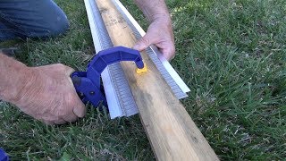 Gutter Guard Install How To Bend The Mesh [upl. by Leksehc945]