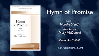 Hymn of Promise  arr Mary McDonald [upl. by Akemot977]