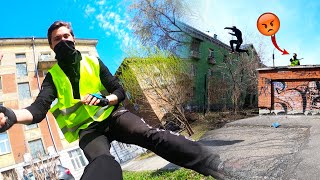 TOP 3 PARKOUR vs SECURITY POLICE  Parkour POV Escape [upl. by Hars]