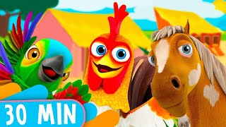 30 Minutes Bartolito and his Farm Friends  Kids Songs amp Nursery Rhymes [upl. by Brittain]