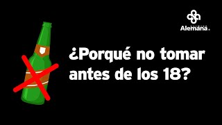 ¿Por qué no tomar antes de los 18  Clínica Alemana [upl. by Sussman]