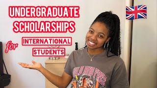 UK Undergraduate Scholarships for International Students 🇬🇧  UK Universities [upl. by Seafowl]