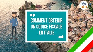 Comment demander et obtenir un codice fiscale en Italie [upl. by Misab]