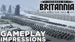 Total War Saga Thrones of Britannia — GAMEPLAY amp IMPRESSIONS [upl. by Tiffani]