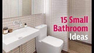 15 Small Bathroom Ideas [upl. by Gish]