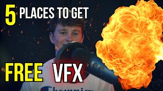 5 Places You Can Get FREE VFX Assets [upl. by Saturday]