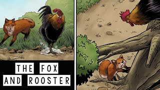 The Cunning Fox and the Clever Rooster  Aesops Fables  See U in History Shorts [upl. by Anialram159]