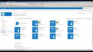 SharePoint Tutorial Arbeiten mit Listen und Dokumentbibliotheken [upl. by Anibla]