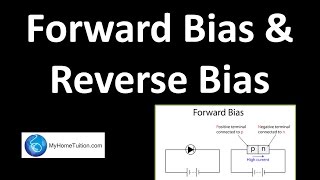 Forward Bias amp Reverse Bias  Electronics [upl. by Aihsilef]