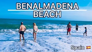 Benalmadena Beach Walk Tour October 2021 Malaga Costa Del Sol [upl. by Zertnom]