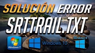 Solución Error SrtTrailtxt en Windows 1087  Tutorial 2025 [upl. by Anav]