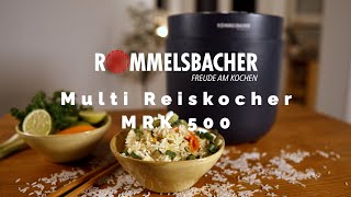 ROMMELSBACHER Multi Reiskocher RISA 🍚 GemüseReis 🧅 MRK 500 [upl. by Amador]