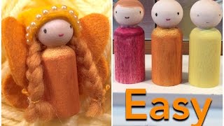 Peg Dolls for Beginners  Paint [upl. by Sawyor]