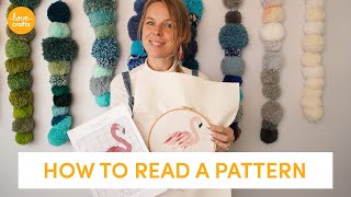 How to read a Cross Stitch pattern for Beginners [upl. by Alian]