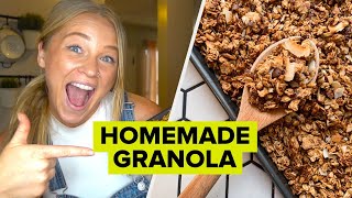 Customizable Homemade Granola With Alix • Tasty [upl. by Yart663]