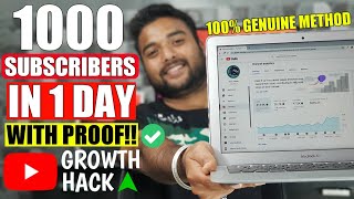 How to Get First 1000 Subscribers On Youtube Fast in 2020 🔥 YOUTUBE GROWTH HACK STRATEGIES Hindi [upl. by Aihsoek]