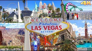 LAS VEGAS  NEVADA  BEST OF LAS VEGAS 4K [upl. by Almita]