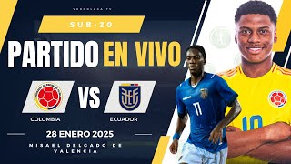 🔴 Colombia vs Ecuador EN VIVO  Sudamericano Sub20 [upl. by Addiego]