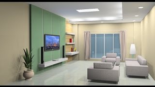 Interior design tutorial using Google Sketchup [upl. by Arayk]