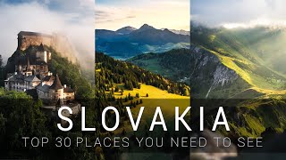 THIS IS SLOVAKIA  TOP 30 places you must see [upl. by Langill]