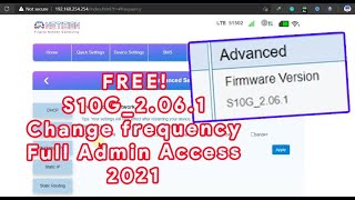 Globe At Home Prepaid Wifi ZLT S10G 2061 Frequency Unlock FULL ADMIN Access SPEED UP 2021 [upl. by Zoila]