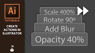 Create Actions in Illustrator to Automate Your Workflow [upl. by Theresa]