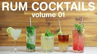 BEST RUM COCKTAILS  volume 01 [upl. by Noled]