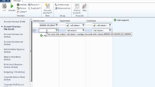 Microsoft Dynamics AX 2012 General Ledger  Account Structure Overview [upl. by Almeta]