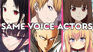 Kaguya sama Love is War All Characters Japanese Dub Voice Actors Seiyuu Same Anime Characters [upl. by Masson]