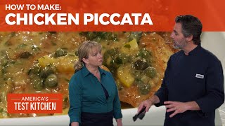 How to Make Lemony Chicken Piccata [upl. by Naerb671]