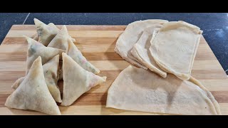 How To Make Samosa PastryFor BeginnersNo RollingNo Oven Tutorial [upl. by Catima877]