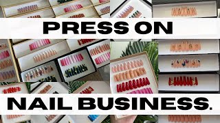 HOW TO START A PRESS ON NAIL BUSINESS  EVERYTHING YOU NEED TO START A BUSINESS  NAILZ BY DOM [upl. by Arikat81]