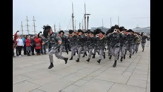 MILITARY PARADE WITH BERSAGLIERI OF BEDIZZOLE FOR THE STREETS OF OSLO [upl. by Lyontine274]