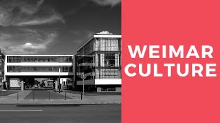 Weimar Culture [upl. by Maryanna]