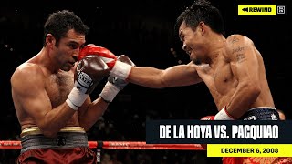 FULL FIGHT  Oscar De La Hoya vs Manny Pacquiao DAZN REWIND [upl. by Etnaihc]