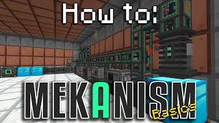 How to Mekanism  The Basics Minecraft 1165 [upl. by Nairb556]