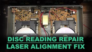 Fixing A CD Player That Doesnt Read Discs  Laser Power Adjustment Tweak  Repair Guide [upl. by Einneg]