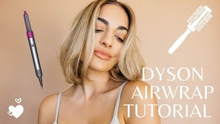 Dyson Airwrap Tutorial Review for Short Hair  Love Olia [upl. by Ailet]