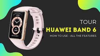 How to Use Huawei Band 6  Beginners Guide [upl. by Agnella668]