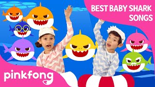 Baby Shark Dance and more  Compilation  Baby Shark Swims to the TOP  Pinkfong Songs for Children [upl. by Allegra254]