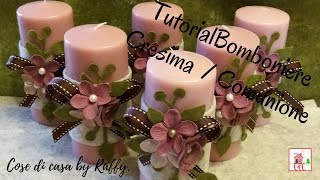 Tutorial bomboniere CresimaComunione [upl. by Odette]