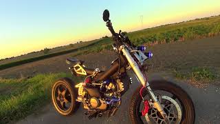 SACHS MADASS 125cc HONDA Engine  SUPER MOTO Toples  part3 [upl. by Elsbeth]