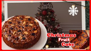 Christmas plum cake recipe with rum  Easy rich fruit cake recipe  SONALI’S KITCHEN [upl. by Jehiel]