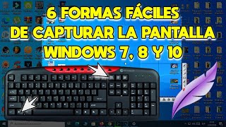 💻 Cómo Hacer CAPTURA DE PANTALLA en PC  6 Formas para Hacer SCREENSHOT en PC  Windows 7 8 y 10 ✅ [upl. by Nayek]