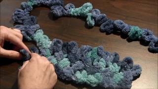 CrissCross Stitch Tutorial Loop Yarn [upl. by Limak324]