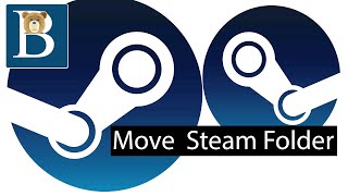 Move steam Folder to another disk or location [upl. by Laohcin]