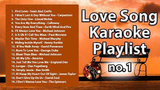 19 Love Song Karaoke Playlist 1  Cruisin 1 Playlist karaoke version [upl. by Pega]