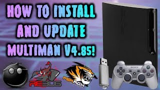 Install amp Update multiMAN v485 Any CFW PS3 [upl. by Ecaidnac]